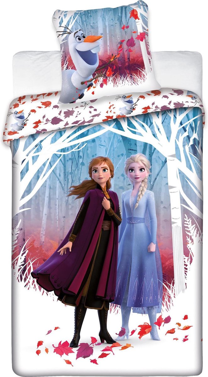 gewoontjes Geaccepteerd Misleidend Disney Frozen 2 Dekbedovertrek 140 x 200 cm - Polyester - Dekbeddengoed -  Beddengoed kopen
