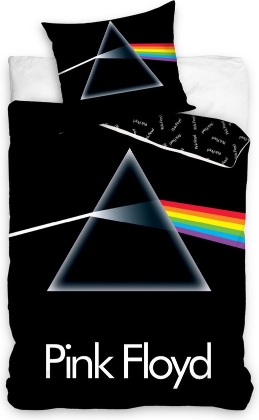 Pink Floyd dekbedovertrek 140 x 200 cm - 70 x 80 cm - Katoen