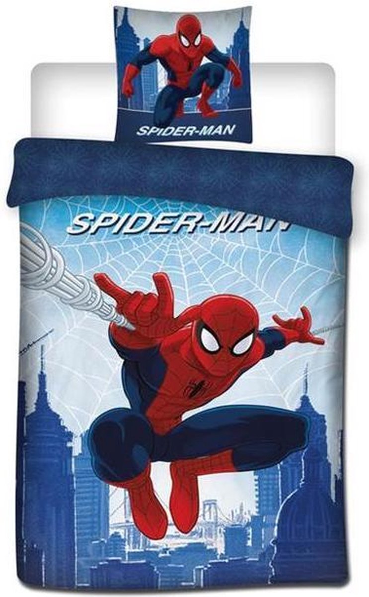 Spider-Man Dekbedovertrek shoot a web- 140 x 200 cm - Polyester