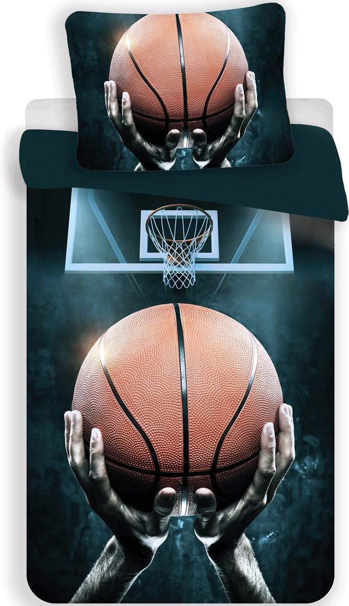 Gamer Dekbedovertrek Basketbal 140 x 200 cm - 70 x 90 cm pre order