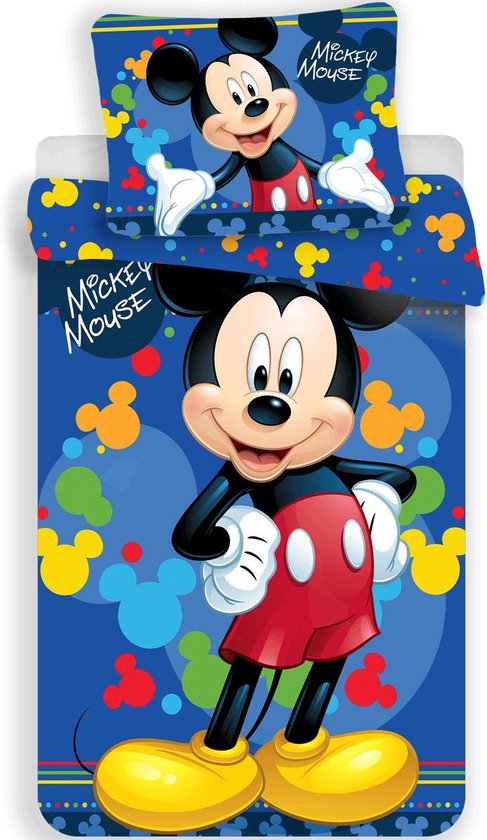 Disney Mickey Mouse Dekbedovertrek Smile - 140 x 200 cm - Polyester
