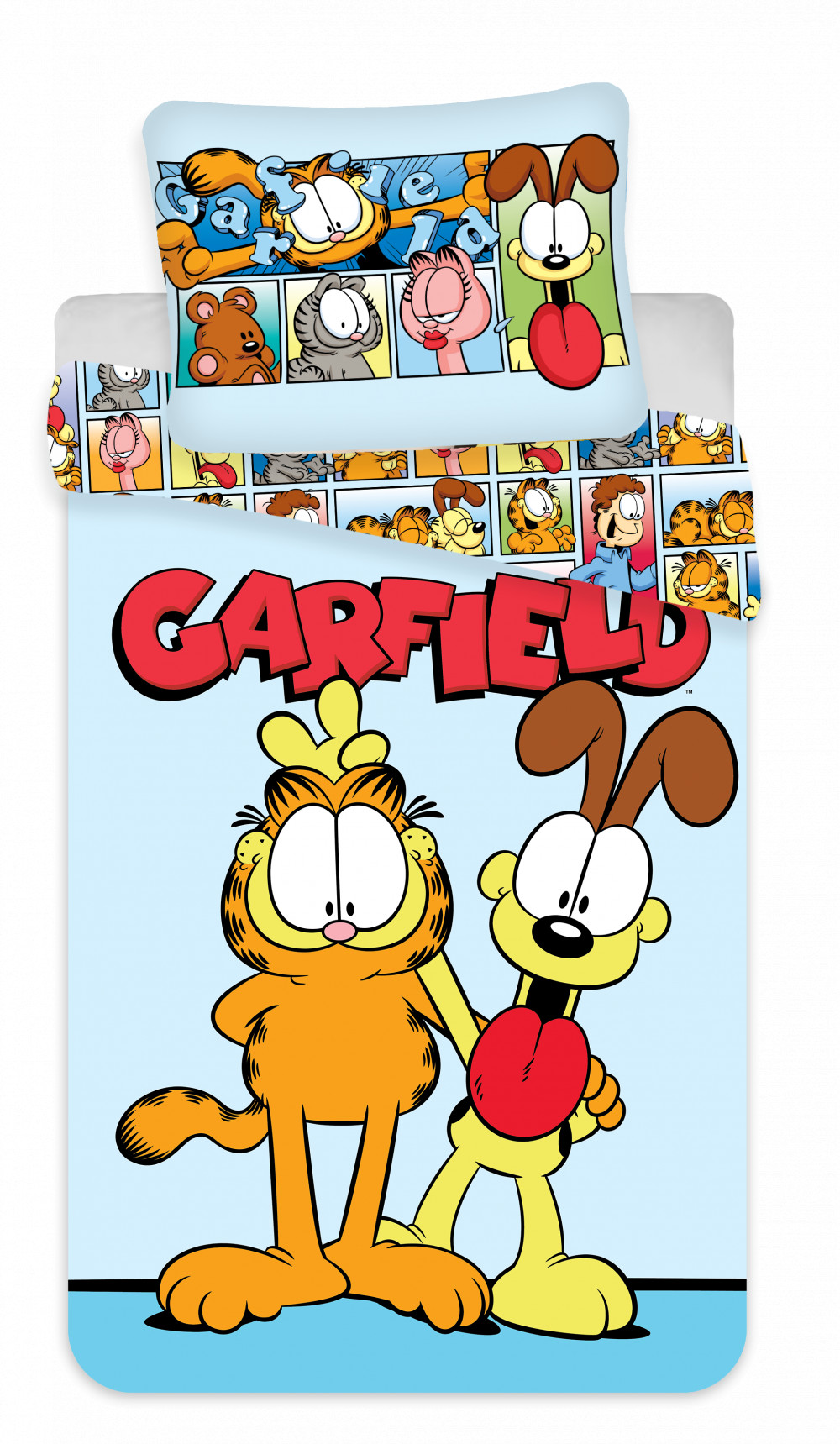 Garfield baby dekbedovertrek 100 x 135 cm Katoen