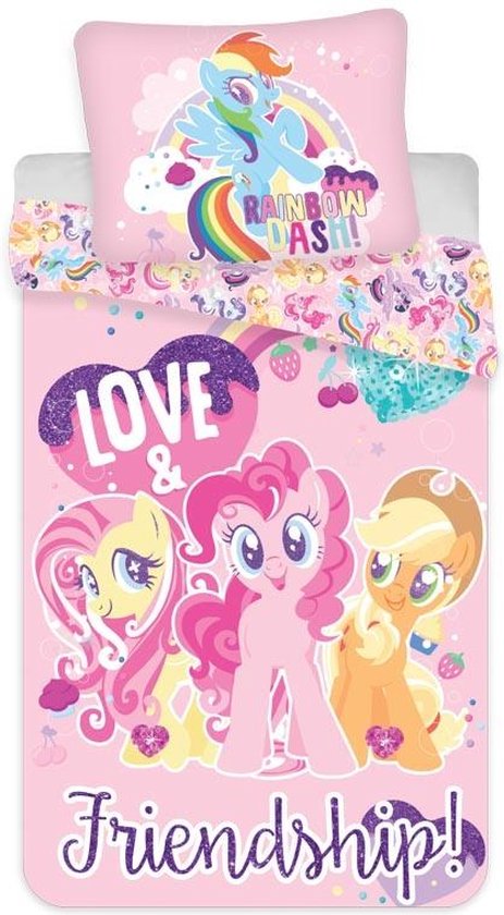 My Little Pony dekbedovertrek Love & Friendship 140 x 200 cm