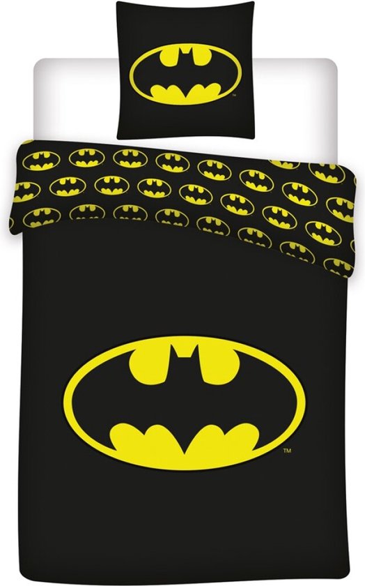 Batman Dekbedovertrek logo - polyester