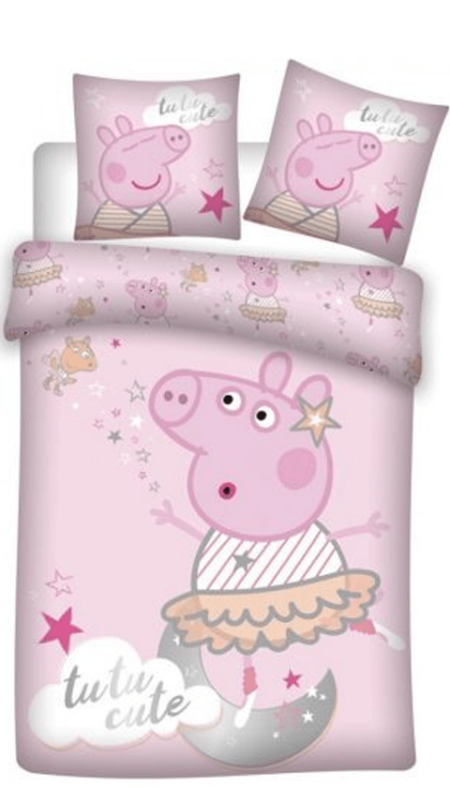 Peppa Pig Dekbedovertrek Tutu Cute 140 x 200 cm - Polyester