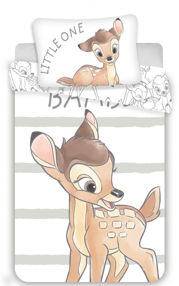 Disney Bambi Dekbedovertrek - 100 x 135 cm Katoen Dekbeddengoed kopen