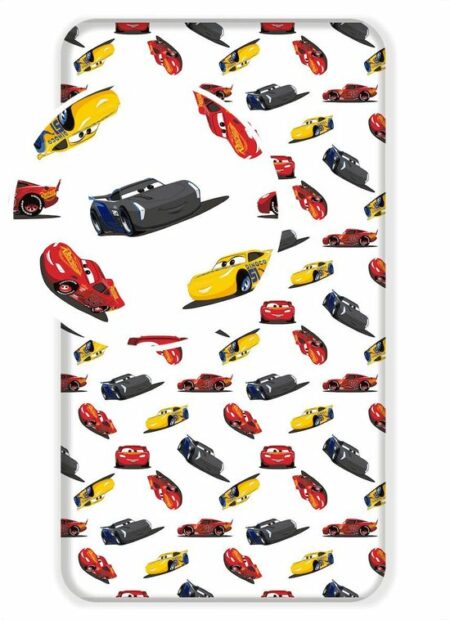 Disney Cars Hoeslaken Lightning McQueen - Eenpersoons - 90 x 200 cm - Katoen