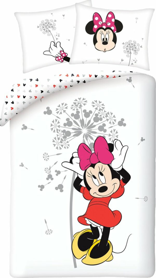 Disney Minnie Mouse Dekbedovertrek Flower