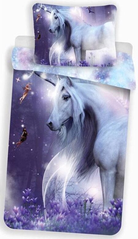 Sweet Home Dekbedovertrek Unicorn Glow in the Dark - 140 x 200 cm - Multi