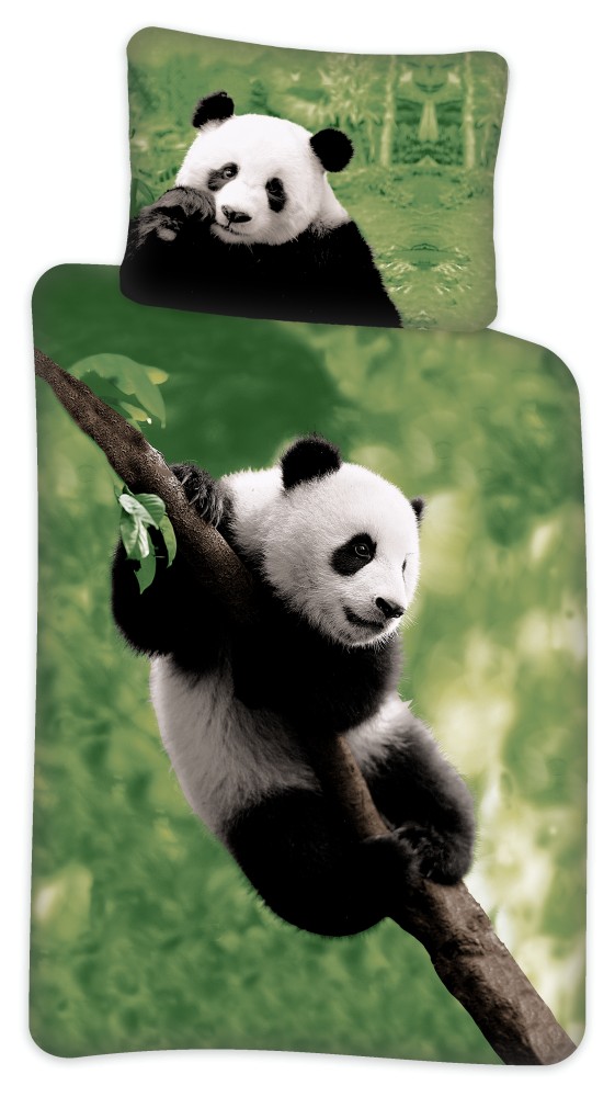 Sweet Home dekbedovertrek Panda 100 x 140 cm - Katoen