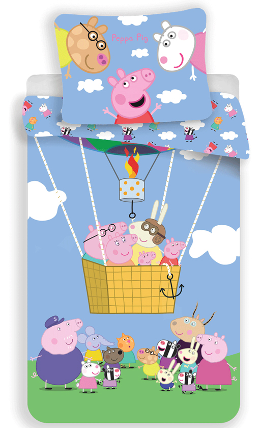 Peppa Pig Dekbedovertrek Luchtballon!