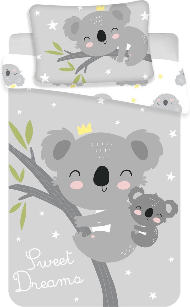 Sweet Home peuterdekbedovertrek Koala - 100 x 135 cm - PRE ORDER