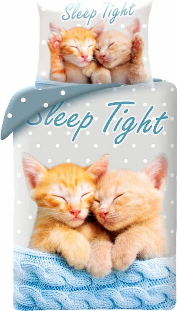 Animal Pictures Dekbedovertrek Sleep Tight kittens