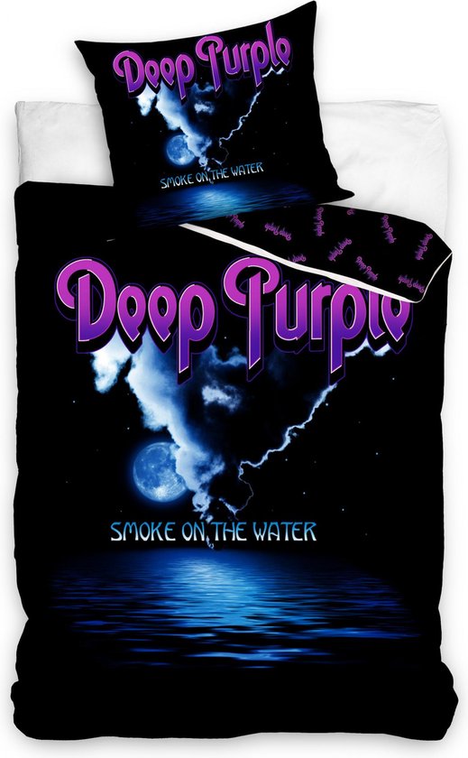 Deep Purple Dekbedovertrek Smoke on the Water - Eenpersoons