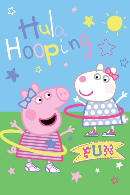 Peppa pig fleeceplaid