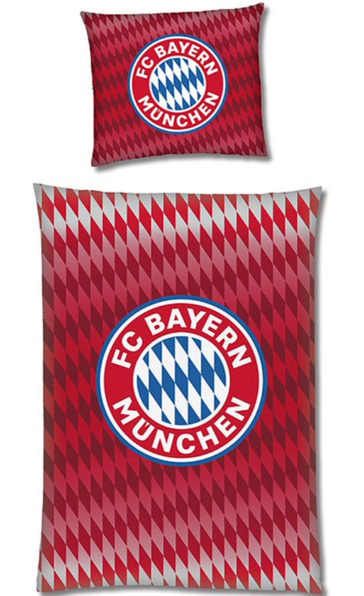 Bayern München dekbedovertrek logo 140 x 200 cm (70 x 90 cm)