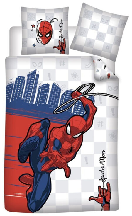 Spiderman Dekbedovertrek Shoot! - 140 x 200 cm - Katoen 65 x 65 cm - pre order - 140 x 200 c