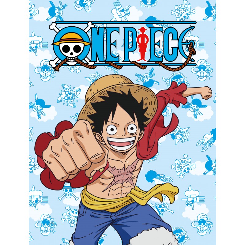 One Piece Fleece deken Luffy - 130 x 170 cm - Polyester
