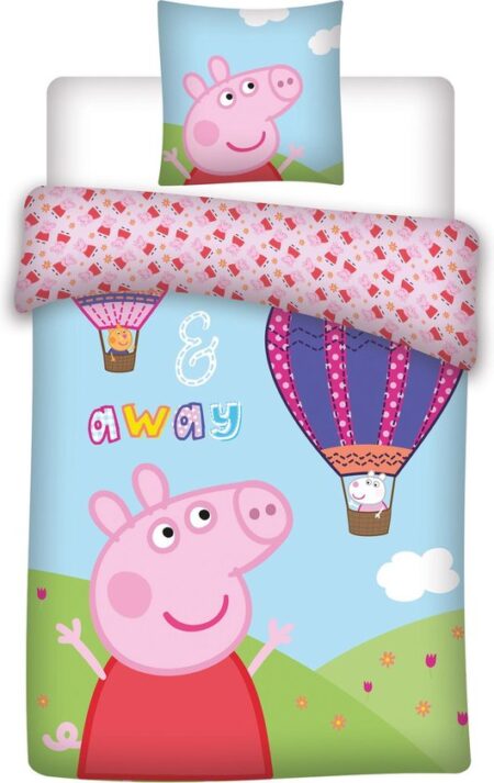 Peppa Pig peuterdekbedovertrek Away