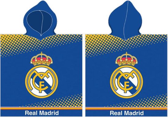 Real Madrid Badponcho - 55 x 110 cm - Katoen