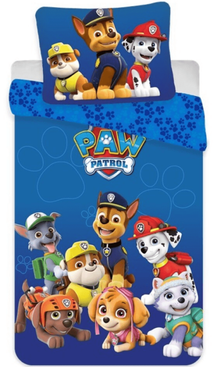 paw patrol dekbedovertrek blauw