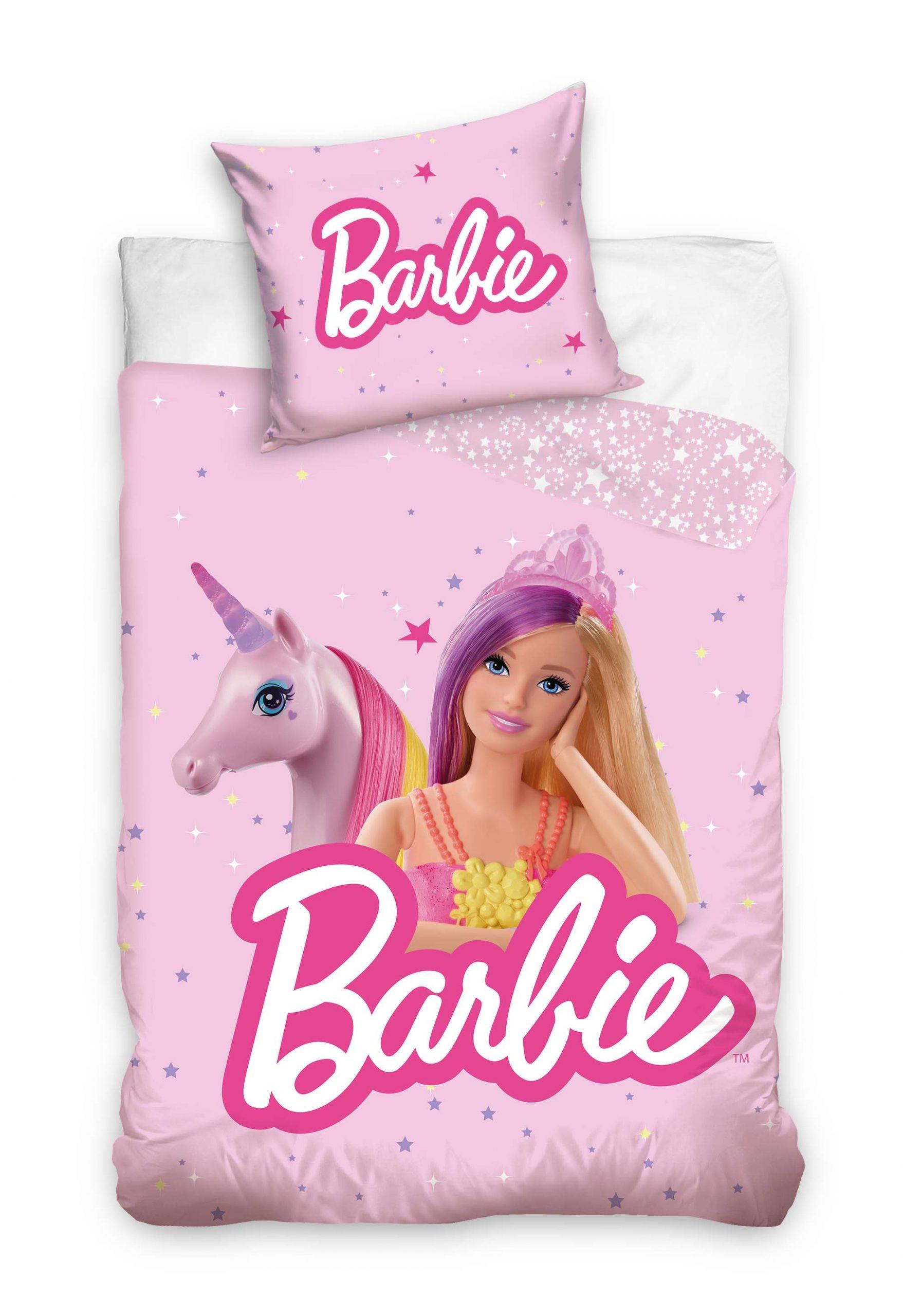 Barbie Dekbedovertrek Unicorn 100 X 135 Cm Katoen
