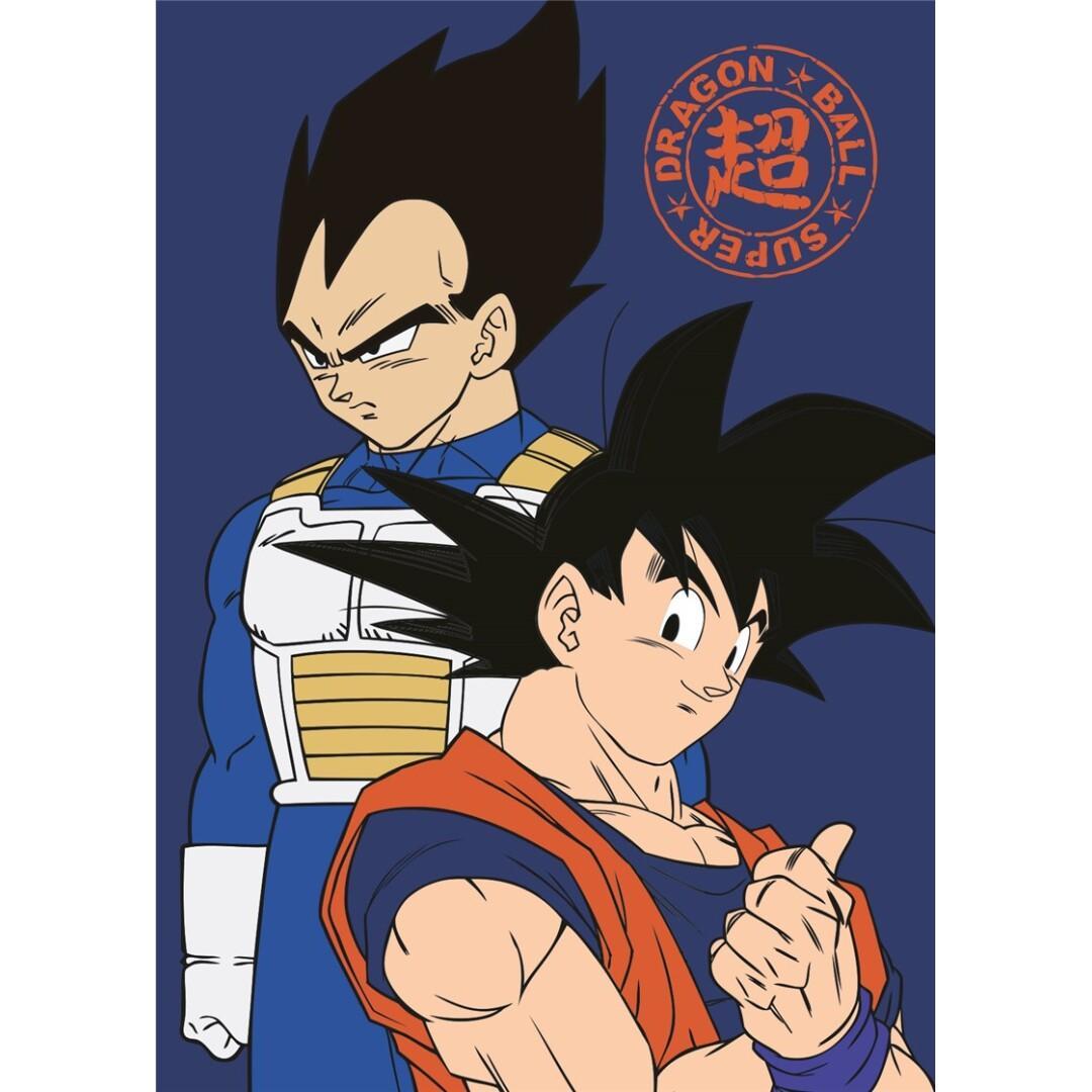Dragon Ball Z Fleece deken Goku & Vegetta 100 x 140 cm