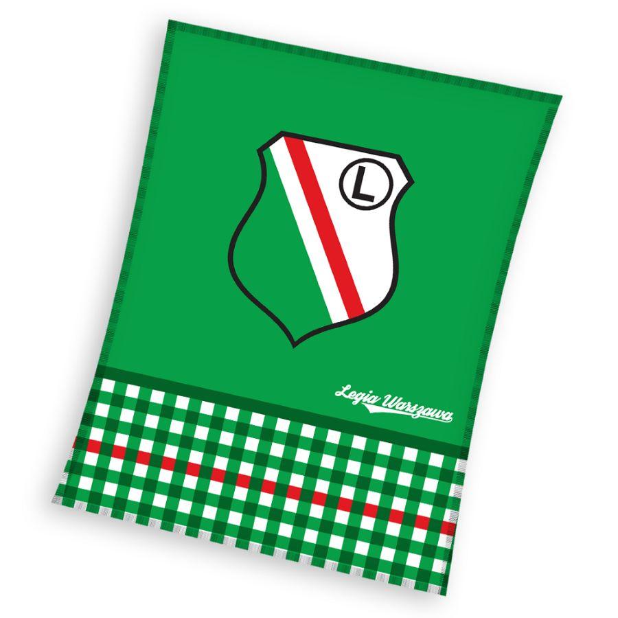 Legia Warszawa Fleece plaid 110 x 150 cm groen