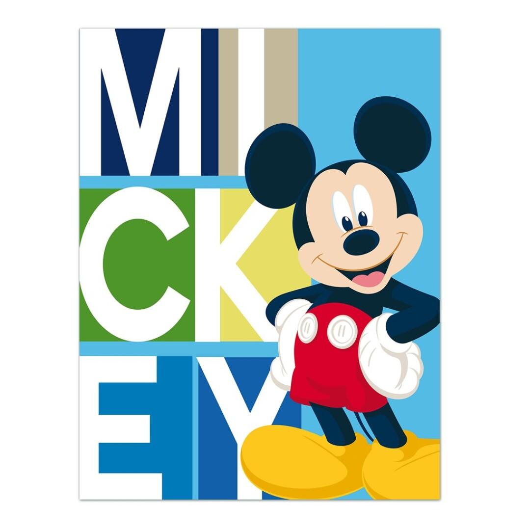 Mickey Mouse fleece Plaid Mickey 100 x 140 cm