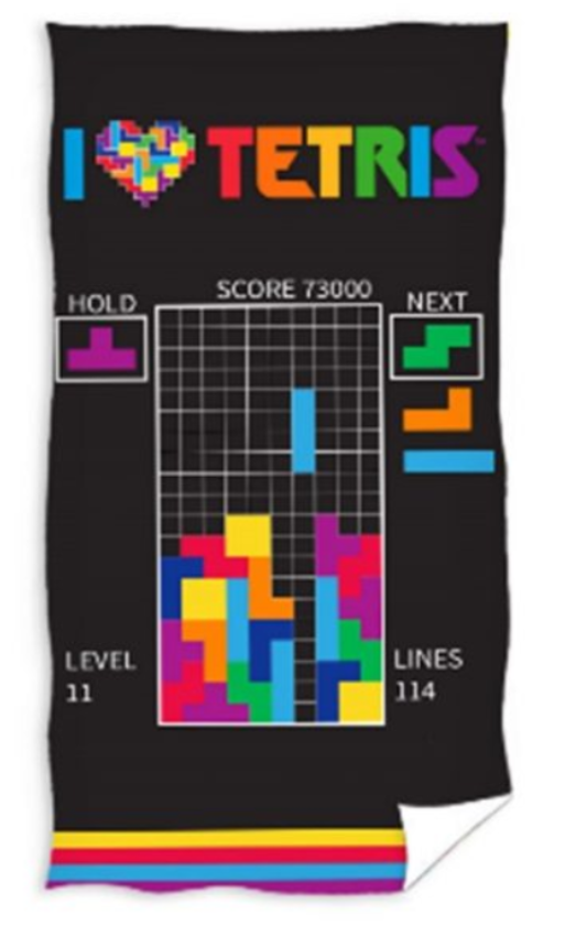 Strandlaken Tetris - 70 x 140 cm