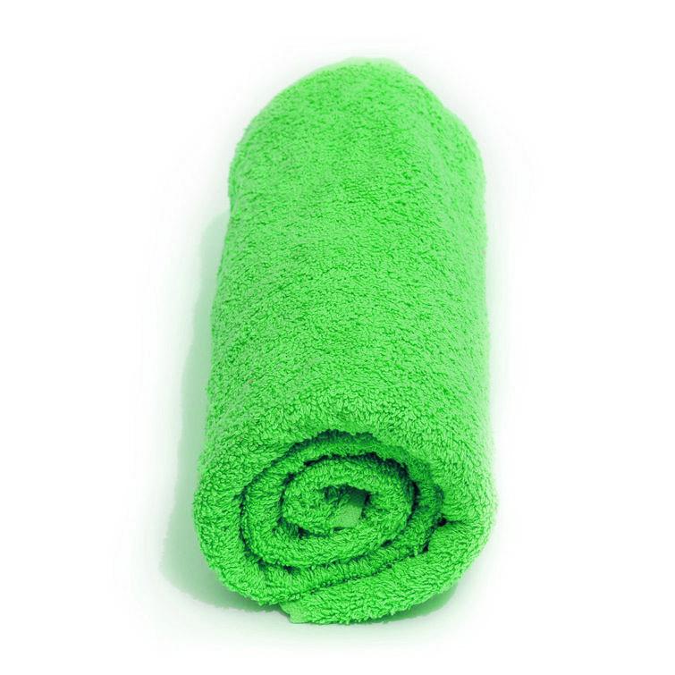 Set van 2 Katoenen badhanddoeken - gif groen