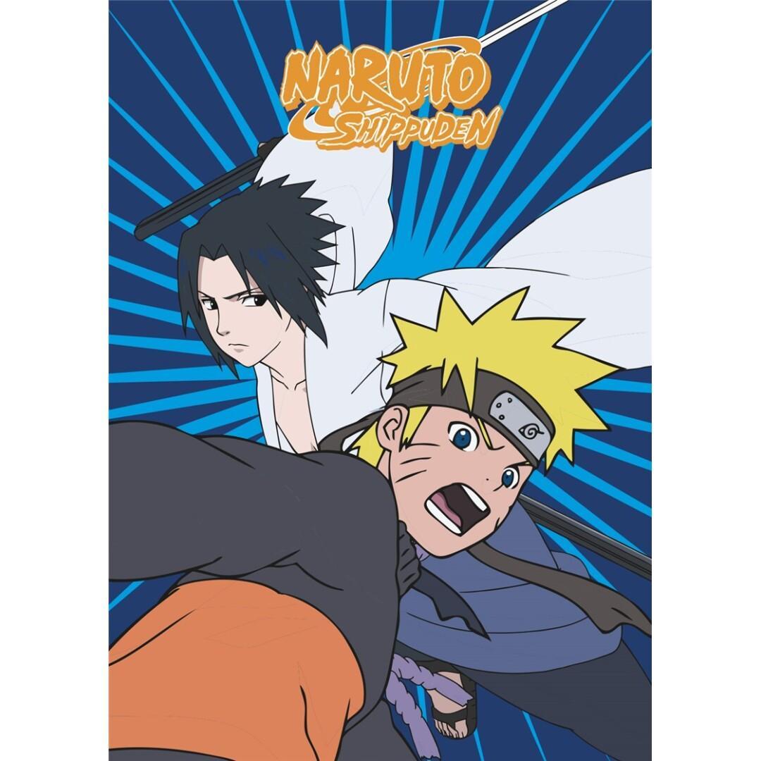 Naruto Fleece Plaid 100 x 140 cm Fight