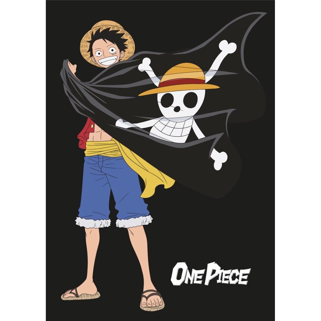 One Piece Fleece Plaid zwart 100 x 140 cm