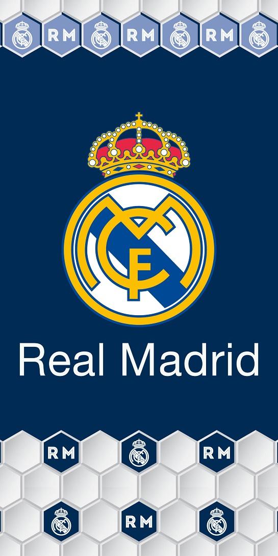 Real Madrid strandlaken Blocks - 70 x 140 cm