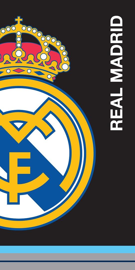 Real Madrid strandlaken Zwart- 70 x 140 cm
