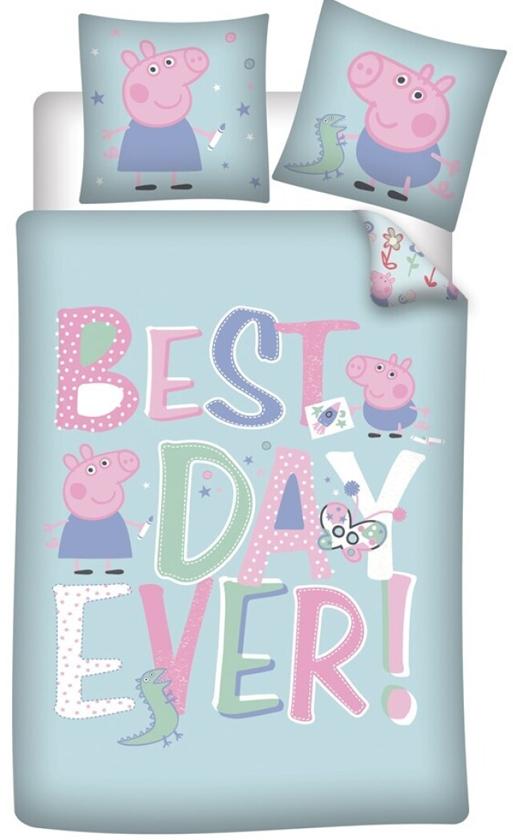 Peppa Pig Dekbedovertrek Best day Ever 140 x 200 cm - Polyester pre order