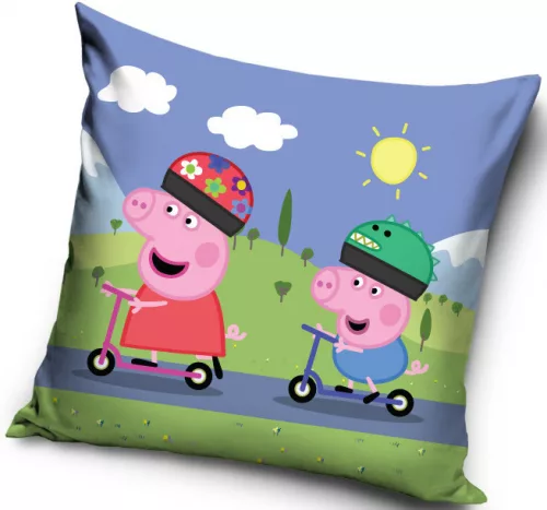 Peppa Pig steppen sierkussen 40X40cm