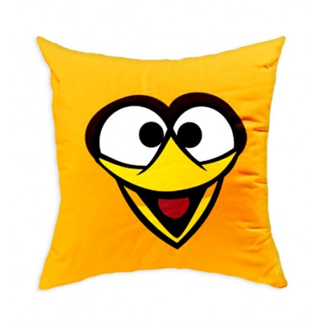 Angry Birds sierkussen 40 x 40 cm geel