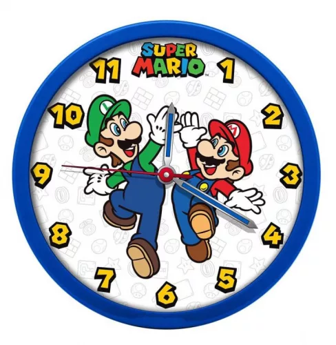 Super Mario wandklok 25 cm