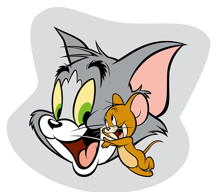 Tom & Jerry sierkussen Tom 35cm