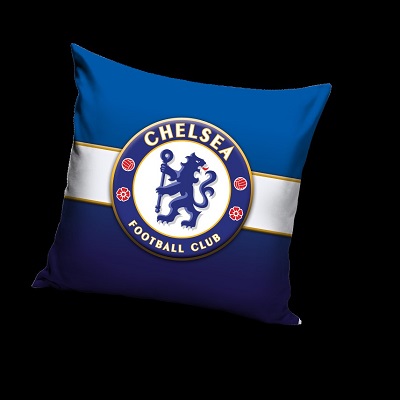 Chelsea sierkussen 40X40 cm blauw/wit