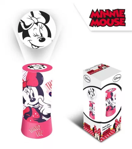 Minnie Mouse Projector lamp 20 x 9,5 cm Roze