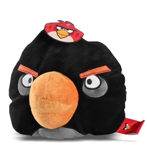 angry birds kussen zwart