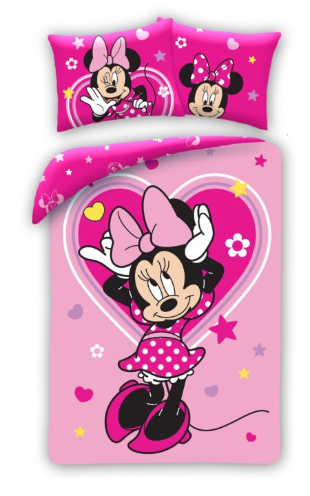 minnie mouse beddengoed roze