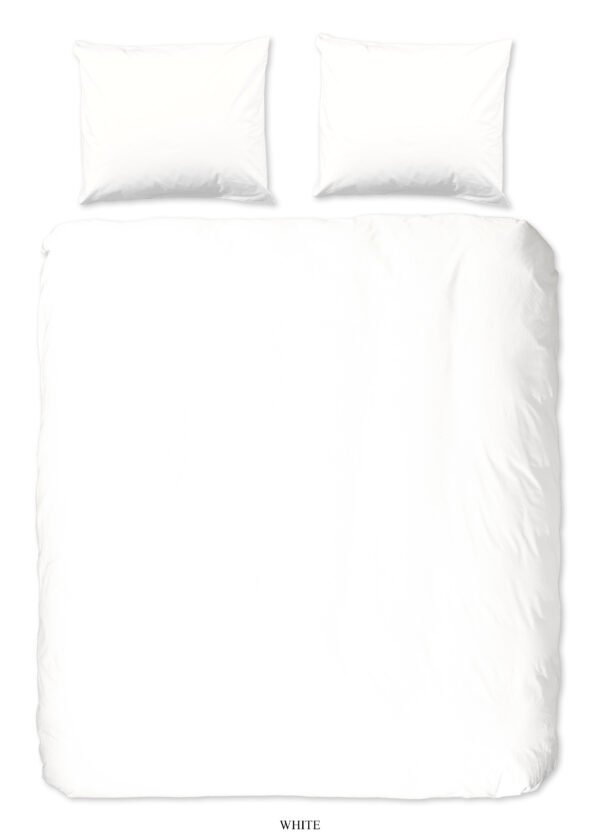 Good Morning dekbedovertrek uni white