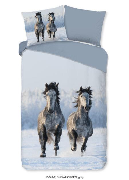 Good Morning dekbedovertrek Snowhorses