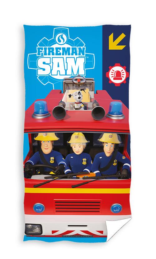 Brandweerman Sam Strandlaken - 70 x 140 cm katoen
