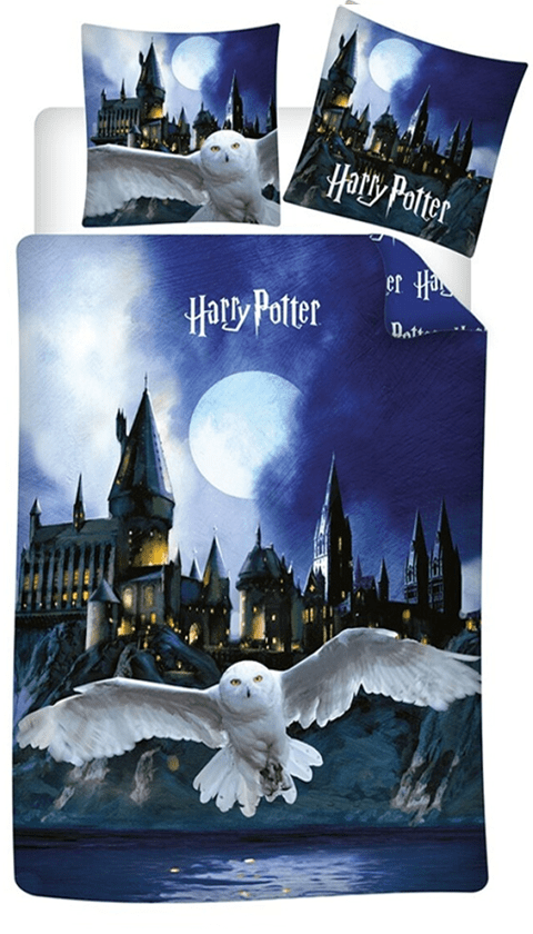 Harry Potter Dekbedovertrek hedwig 140 x 200 cm - polykatoen