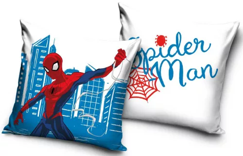 Spiderman sierkussen Blauw/wit 40 x 40 cm