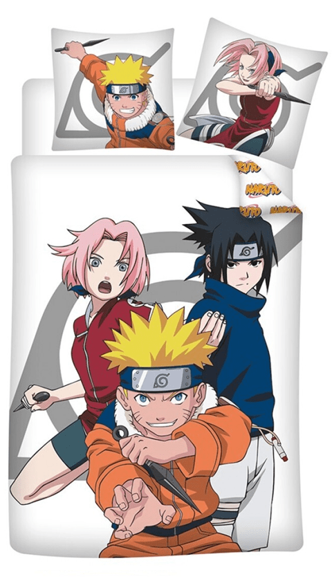Naruto Dekbedovertrek 140 x 200 cm - polykatoen